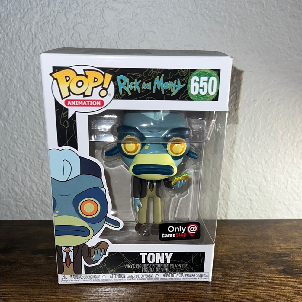 Funko Pop! Animation Figure - Tony with Blue and Yellow